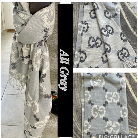 Beautiful Long Full GG Scarves - Picture 10 of 10